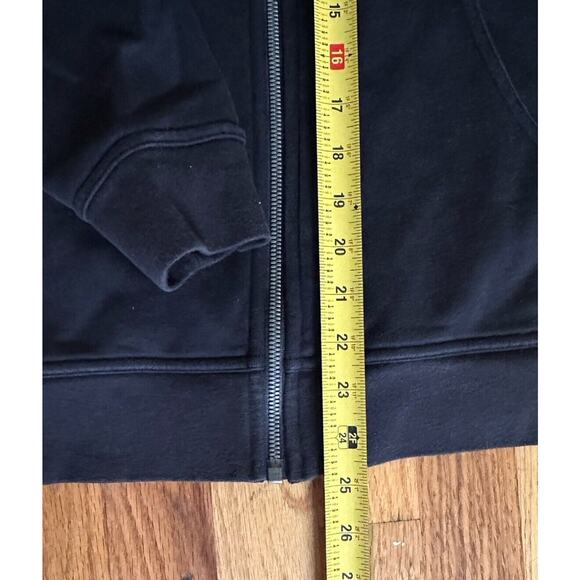 Lululemon x Peloton Hoodie Women’s 6 All Yours Full Zip Black Terry Sweater - Picture 5 of 16